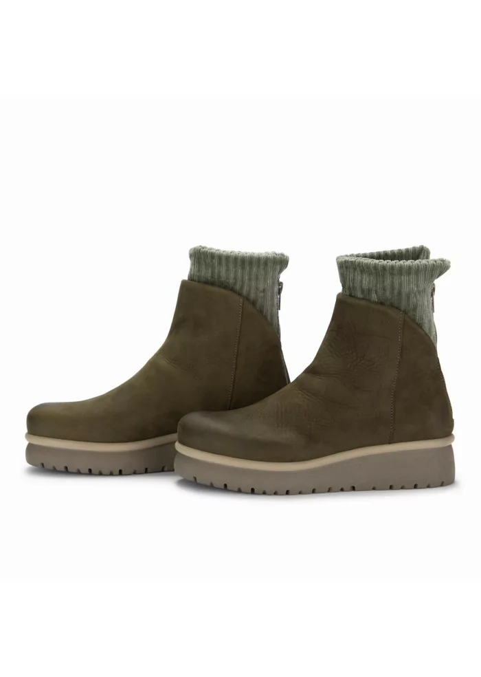 PATRIZIA BONFANTI | TRONCHETTI YAYA PELLE VERDE MILITARE Offerta speciale della fabbrica
