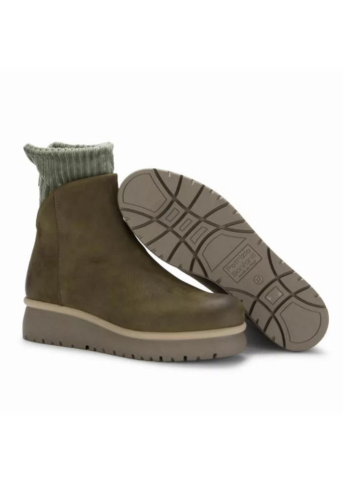 PATRIZIA BONFANTI | TRONCHETTI YAYA PELLE VERDE MILITARE Offerta speciale della fabbrica