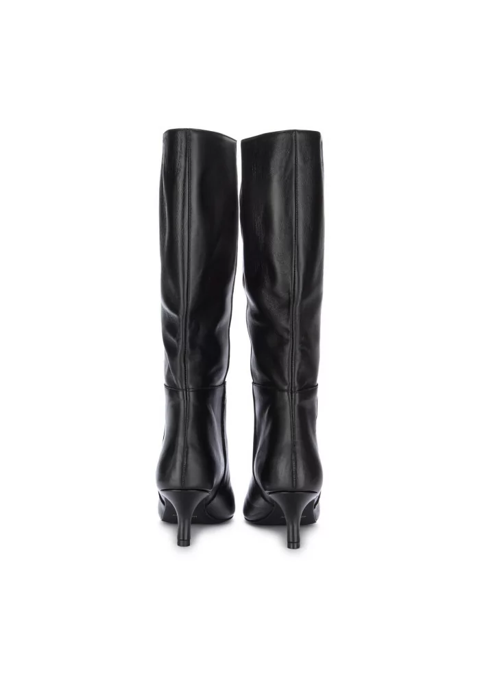 POSITANO IN LOVE | STIVALI CON TACCO CONNYE PELLE NERO Super sconto