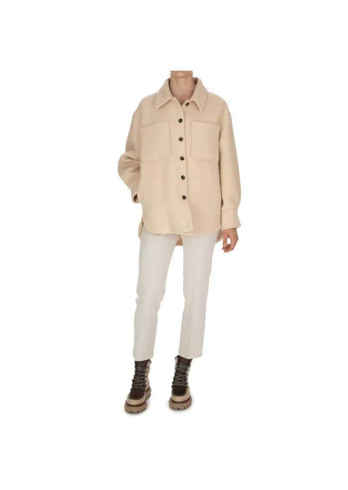 KARTIKA | PANTALONI JOGGING BIANCO PANNA In vendita