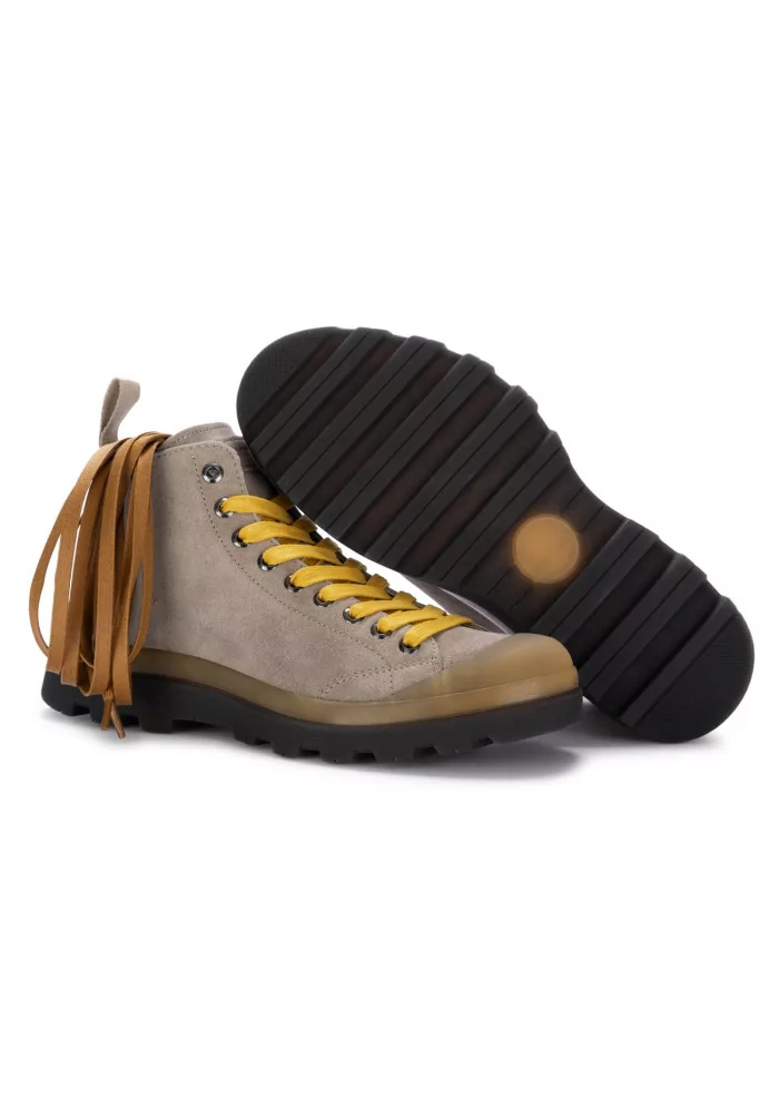 PANCHIC | STIVALETTI ALLACCIATI CAMOSCIO GRIGIO CHIARO 2025