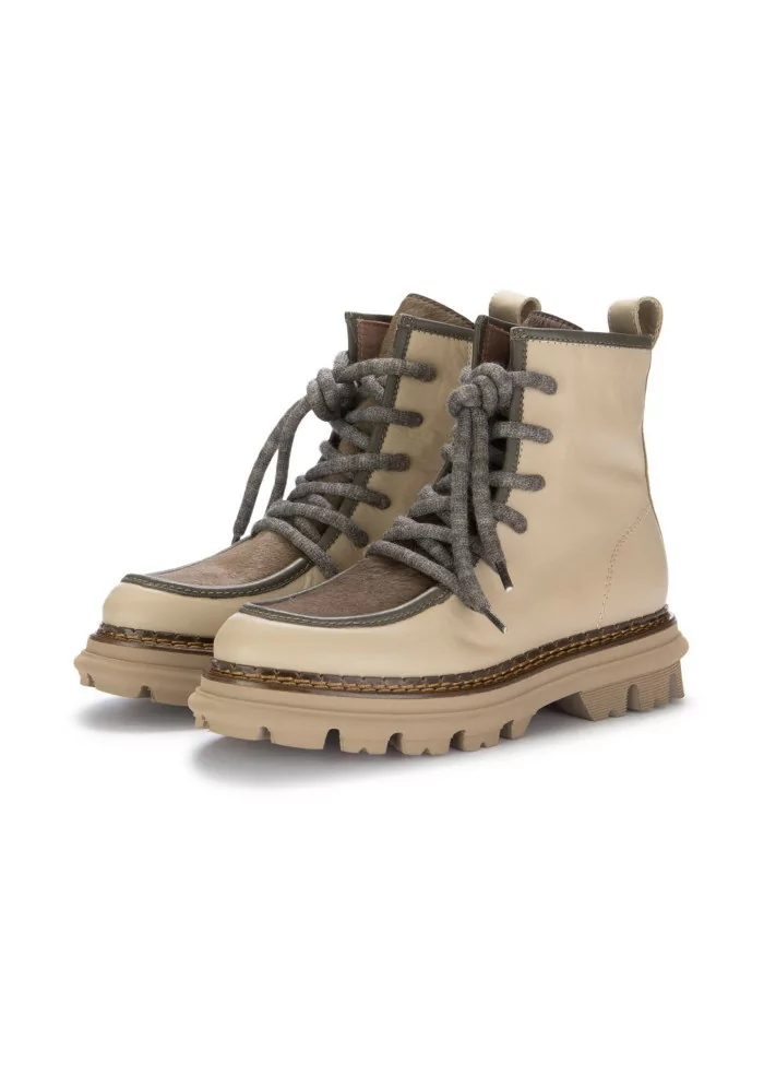 CATERINA C | TRONCHETTI PELLE CAVALLINO BEIGE Soddisfazione Garantita