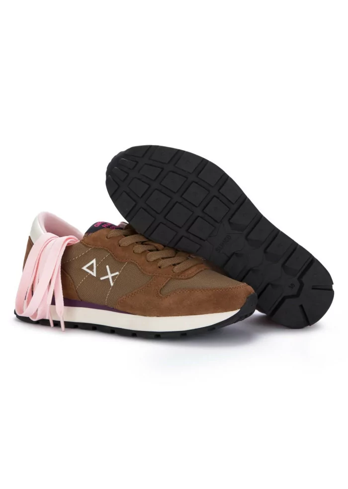 SUN68 | SNEAKERS ALLY SOLID NYLON MARRONE Acquista Ora