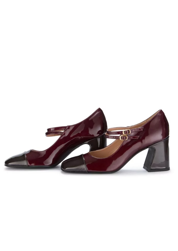 IL BORGO FIRENZE | SCARPE CON TACCO MARRONE BORDEAUX Shopping Online