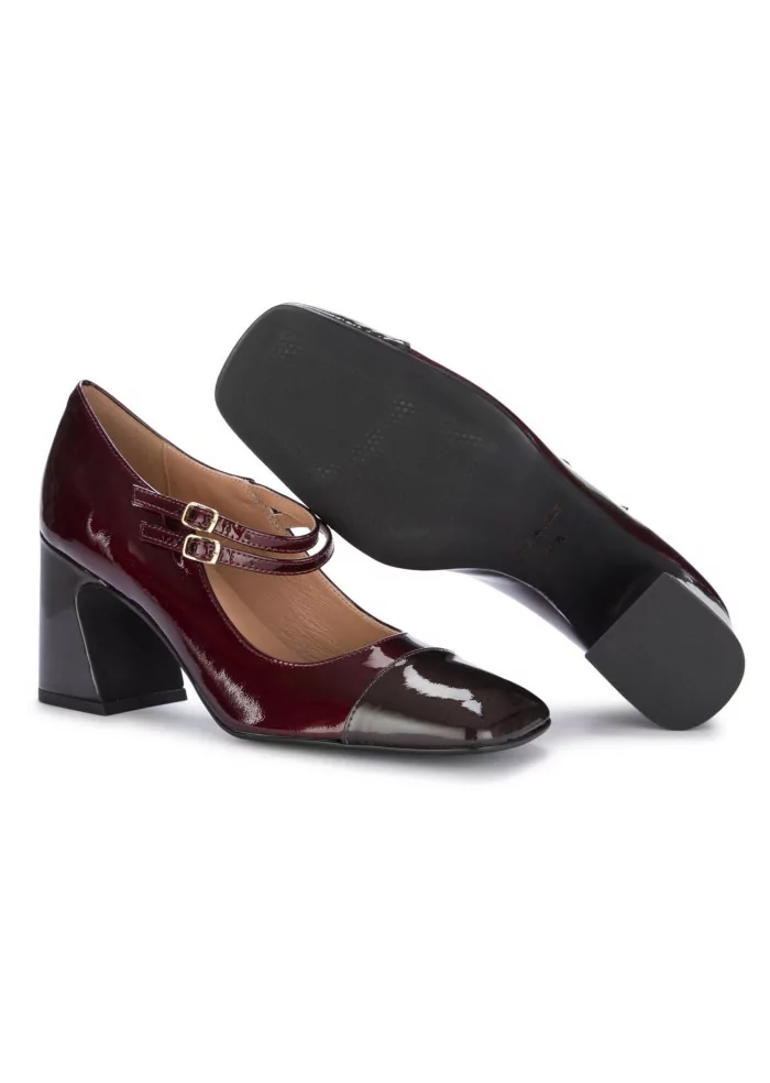 IL BORGO FIRENZE | SCARPE CON TACCO MARRONE BORDEAUX Shopping Online