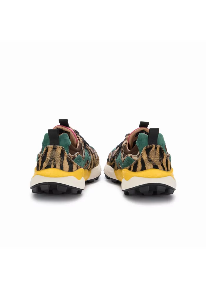 FLOWER MOUNTAIN | SNEAKERS YAMANO 3 PONY HAIR MARRONE MULTICOLORE Economico