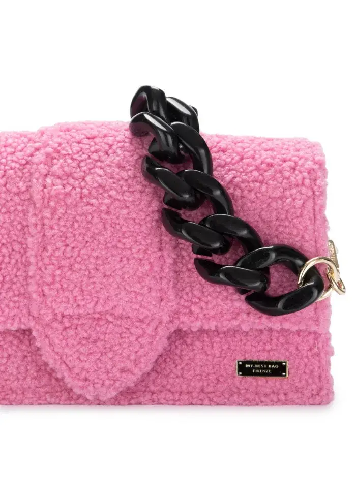 MY BEST BAG | BORSA A SPALLA ATENA TEDDY ROSA Outlet