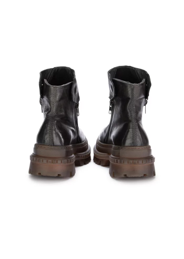 PAWELK'S | STIVALETTI CRUST ZIP MARRONE FANGO Saldi