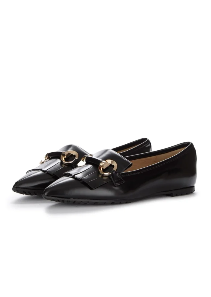 IL BORGO FIRENZE | SCARPE BASSE FRANGE ABRASIVATO NERO Only for today