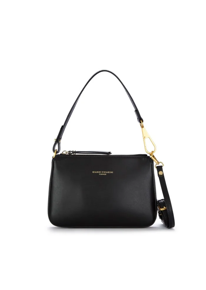 GIANNI CHIARINI | BORSA A SPALLA BROOKE NERO Fornitura limitata