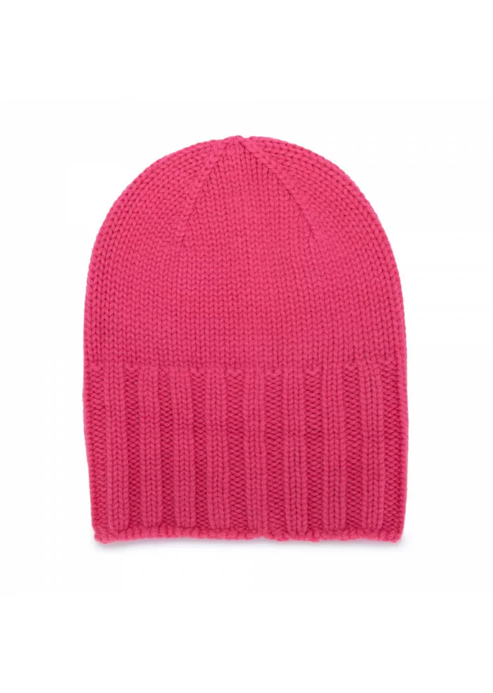 RIVIERA CASHMERE | BERETTO CASHMERE RISVOLTO ROSA Offerte esclusive