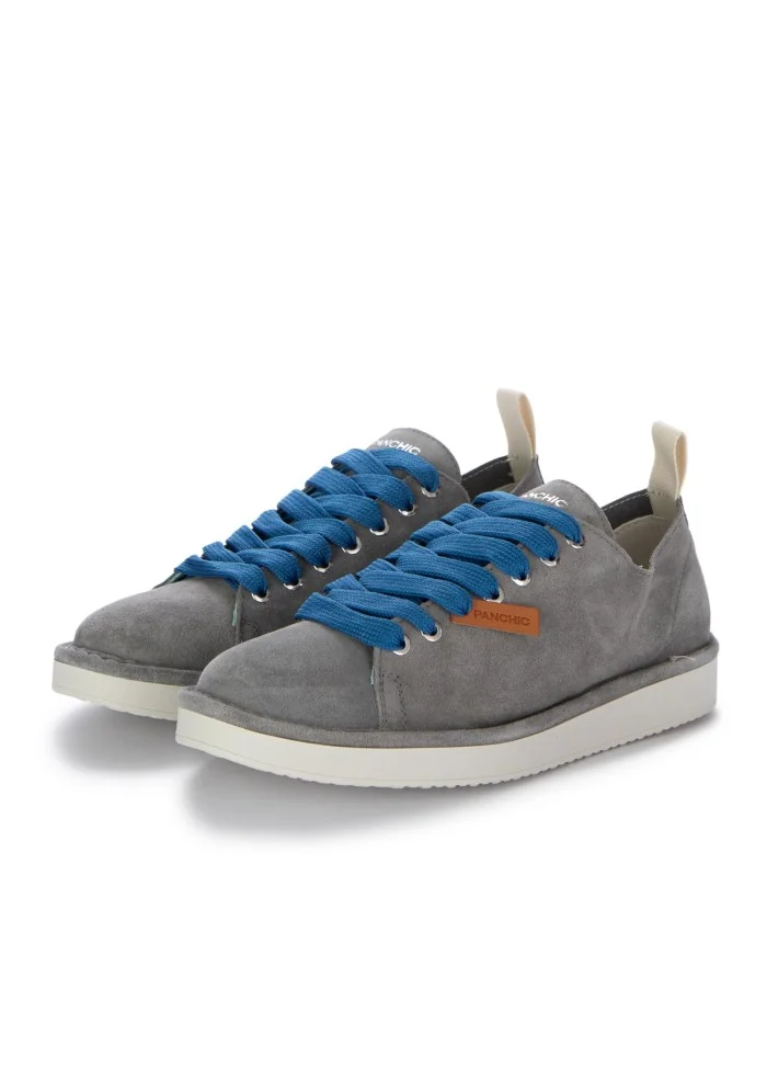 PANCHIC | SNEAKERS CAMOSCIO GRIGIO BLU Economico