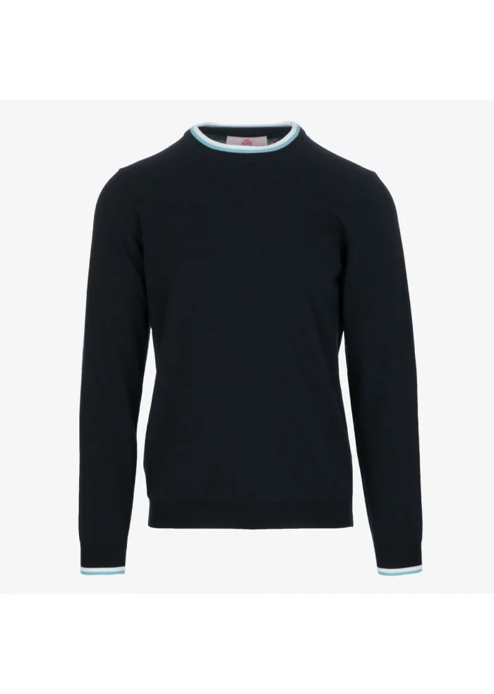 WOOL & CO | MAGLIONCINO COTONE BLU Latest stili