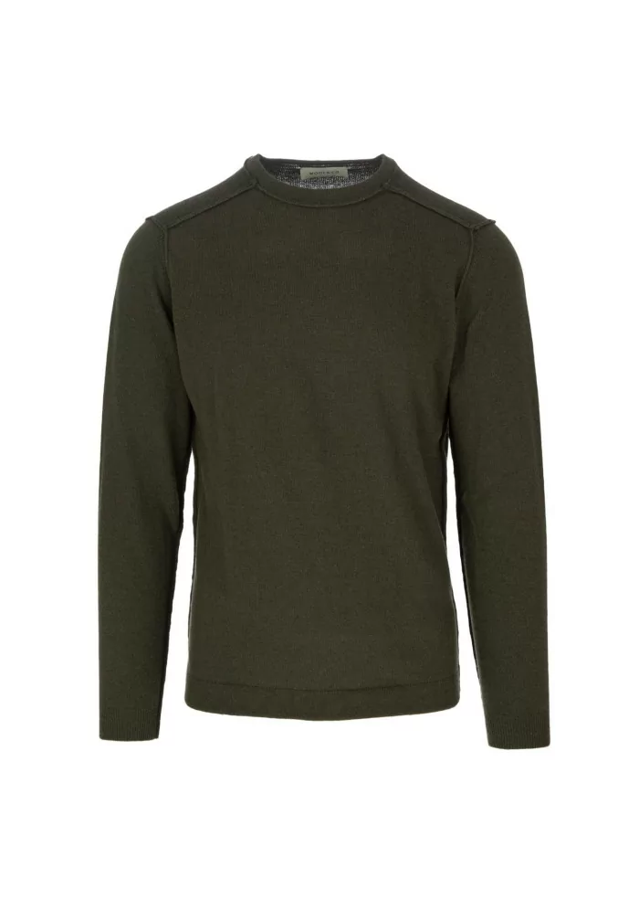 WOOL & CO | MAGLIONE LANA VISCOSA VERDE Outlet