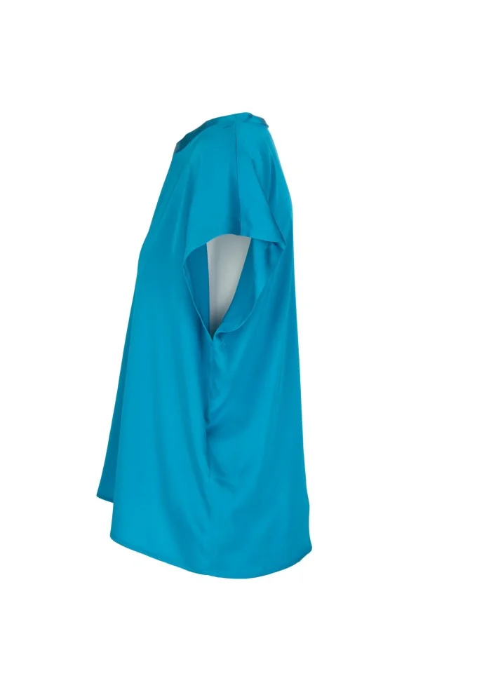 KARTIKA | CAMICIA MANICHE AMPIE ACQUA MARINA Sconti VIP