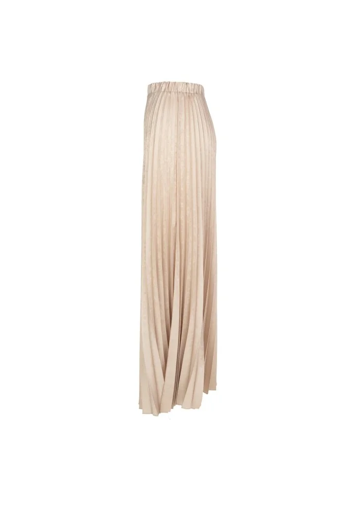 KARTIKA | GONNA MIDI PLISSETTATA BEIGE Fino al 65% di sconto