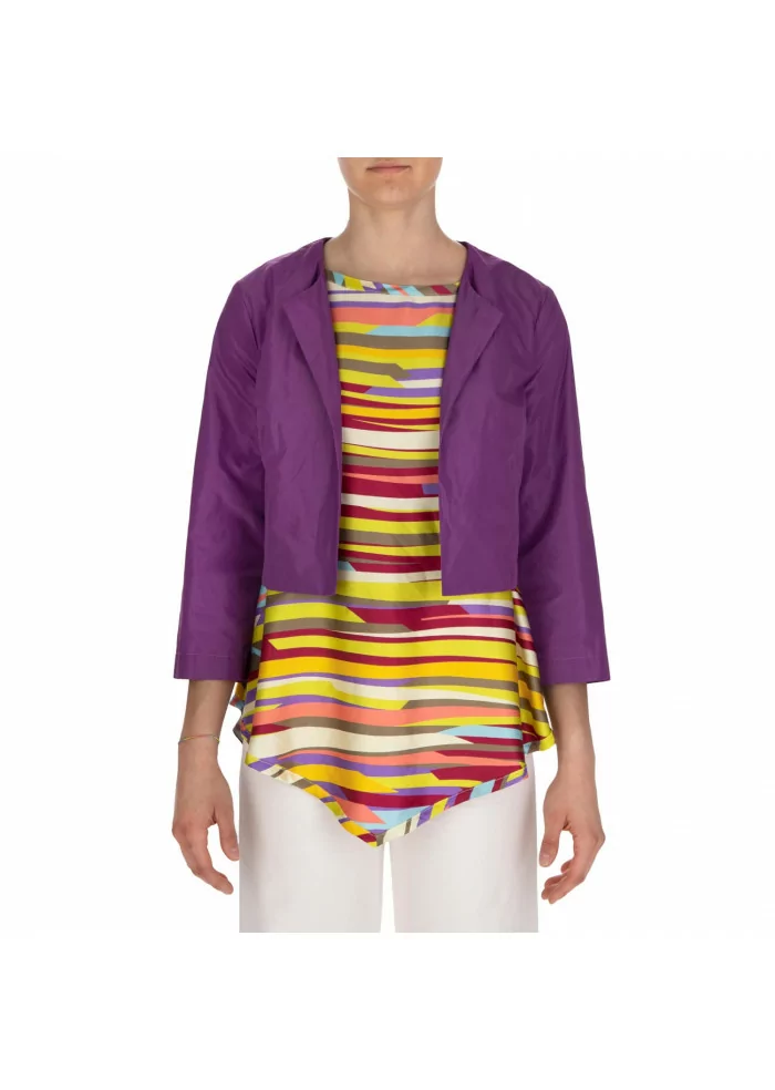 KARTIKA | BOLERO LUCIDO VIOLA In vendita