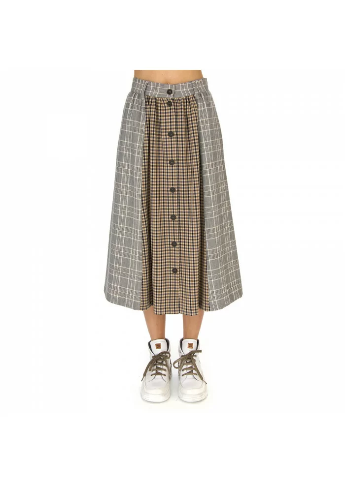 GONNA DONNA SEMICOUTURE | Y9AI24 BIANCO BEIGE NERO MARRONE Convenienza