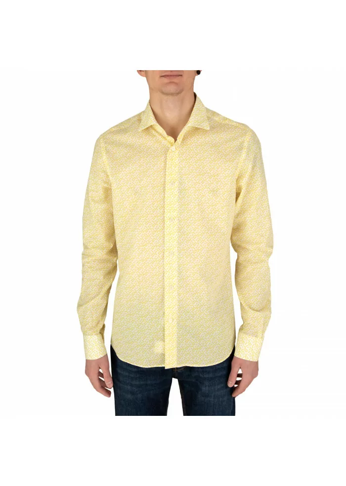 MASTRICAMICIAI | CAMICIA COTONE LUCA GIALLO Nuova