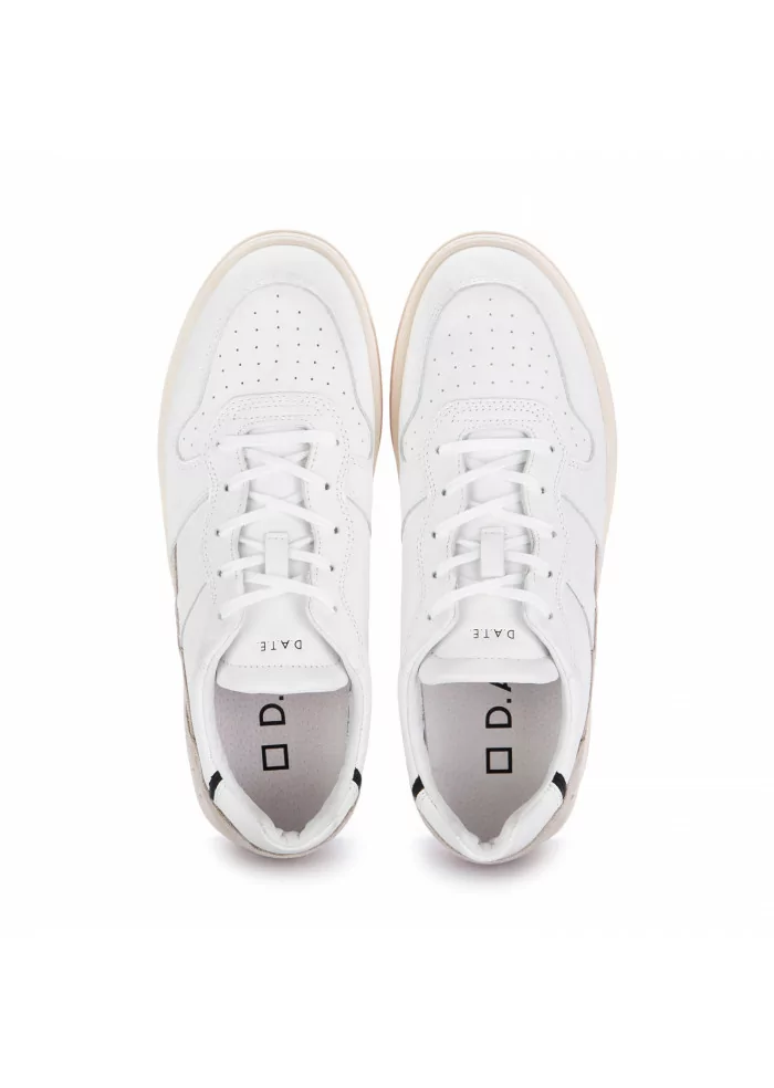 D.A.T.E. | SNEAKERS COURT 2.0 VINTAGE BIANCO BEIGE Grande vendita
