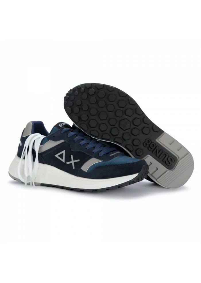 SUN68 | SNEAKERS UOMO DADDY 07 BLU LACCI DI RICAMBIO Vendita calda