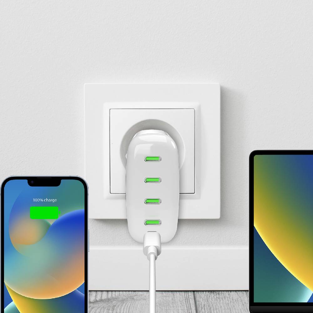 Puro Caricabatterie da parete MiniPro 140W tecnologia GAN: 4 porte USB-C Offerta Pasqua