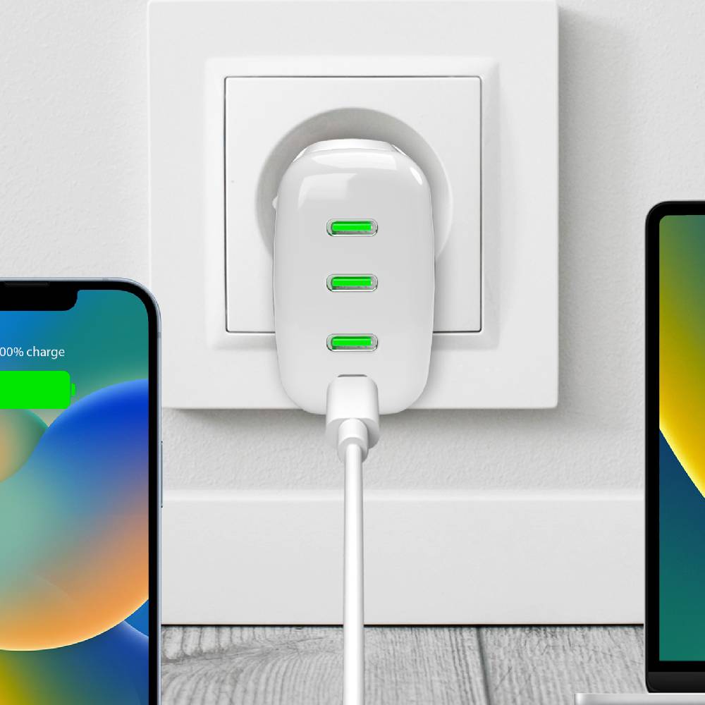 Puro Caricabatterie da parete MiniPro 96W tecnologia GAN: 3 porte USB-C I Più Venduti