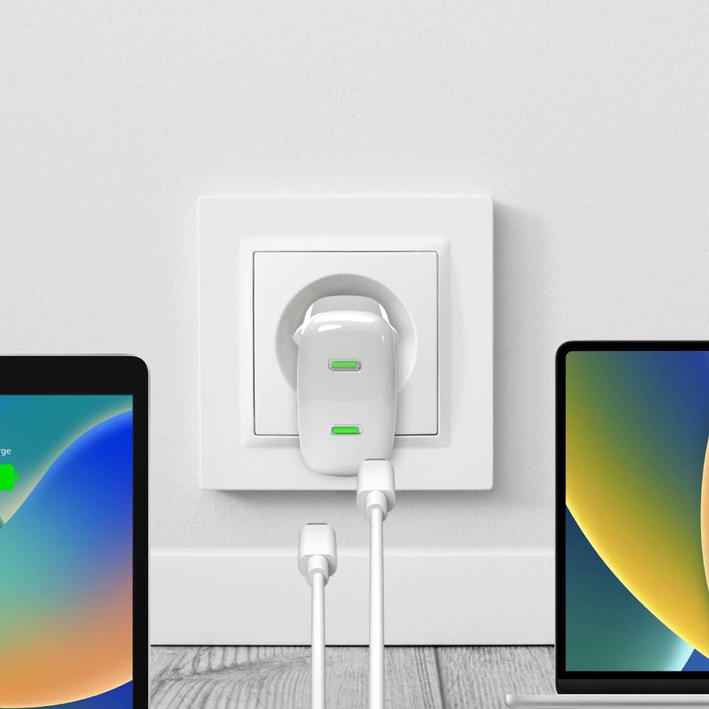 Puro Caricabatterie da parete MiniPro 35W due porte USB-C – tecnologia GAN Nuova