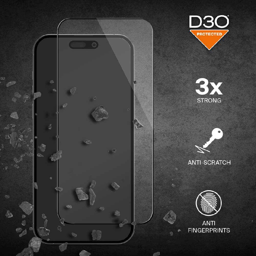 Puro Vetro temperato flessibile D3O per iPhone 15 Plus Italy