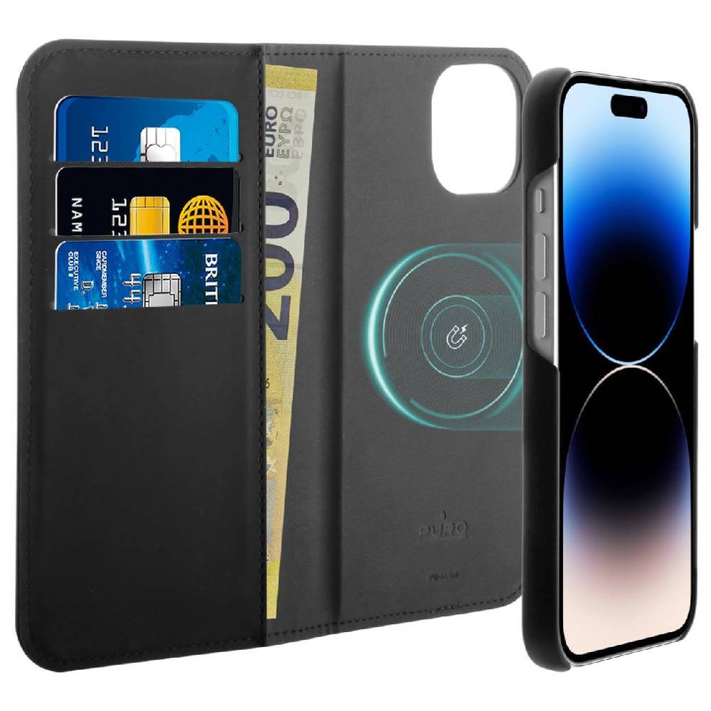 Puro Custodia Wallet MagSafe Detachable per iPhone 14 Pro Novità