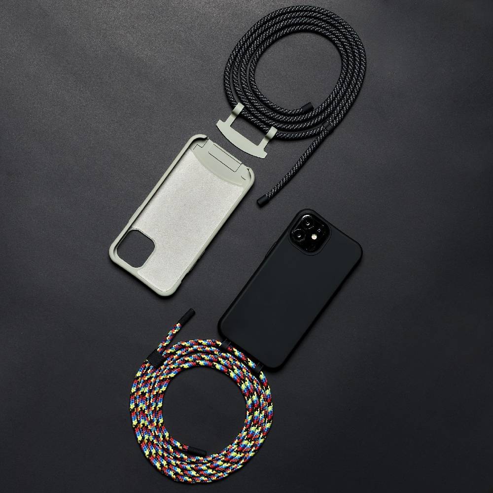 Puro Cover crossbody HANDS UP Blue Lagoon per iPhone Nuovo