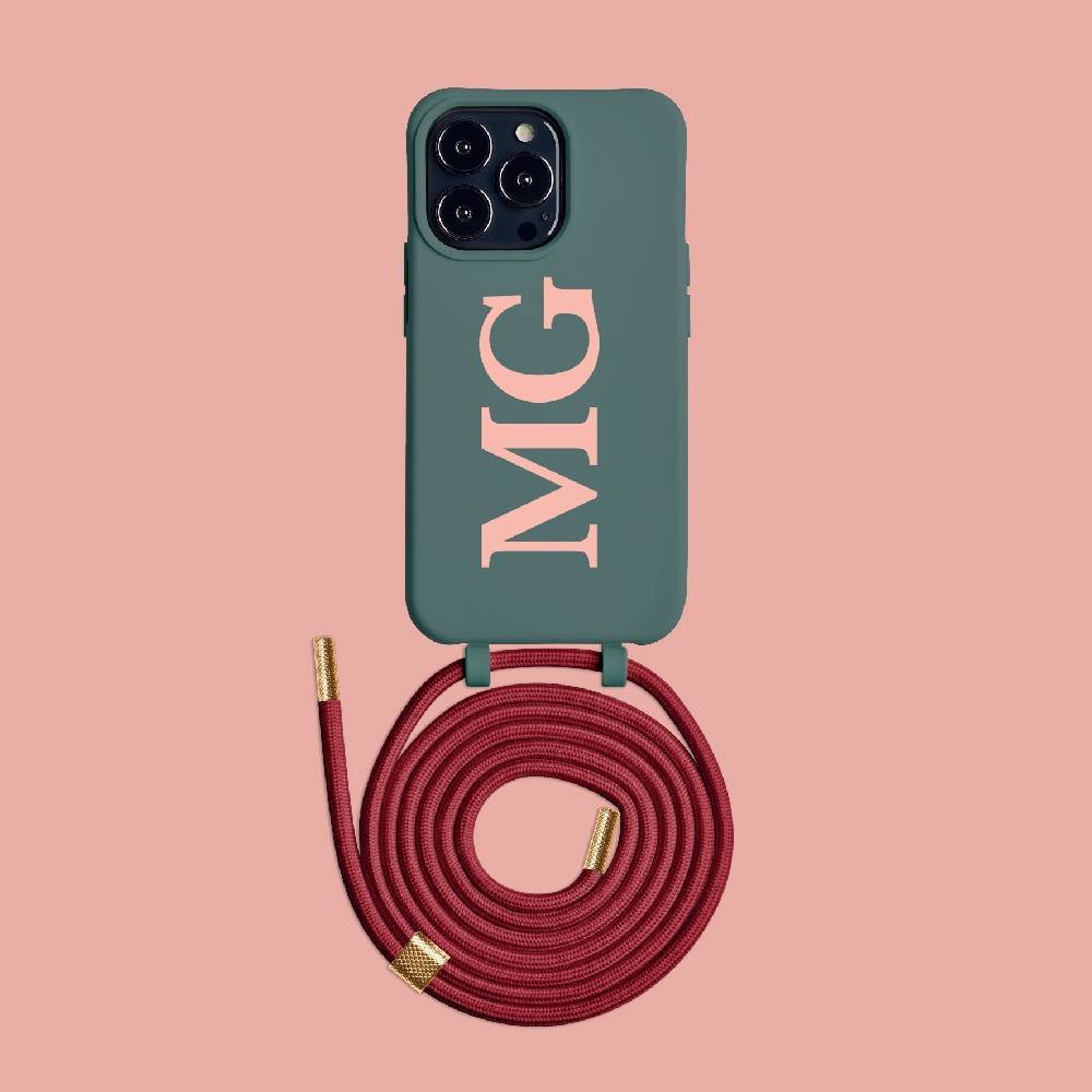 Puro Cover crossbody HANDS UP Blue Lagoon per iPhone Nuovo