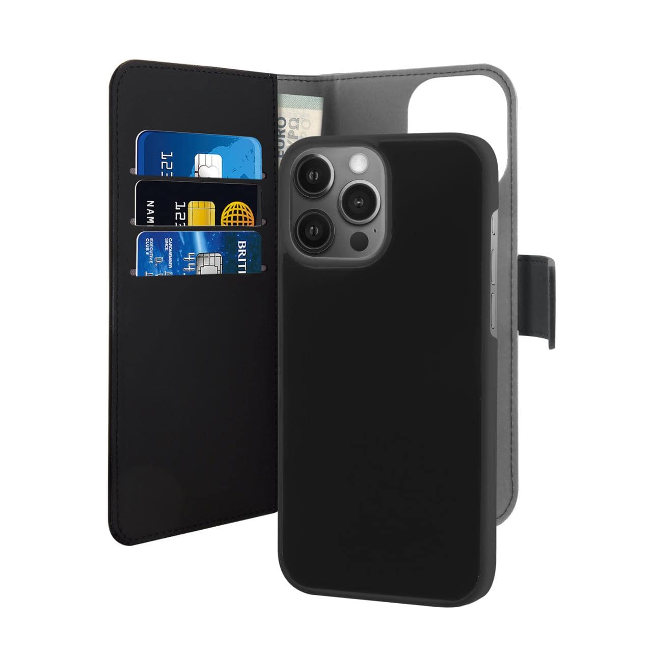 Puro Custodia Wallet Detachable 2 in 1 per iPhone 13 Pro Max Consegna Veloce