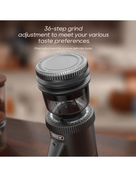HiBREW G5 Macinacaffè elettrico macinatura a 36 ingranaggi regolabile per Espresso/Turco/Pour Over/Mocca/Drip C In Linea