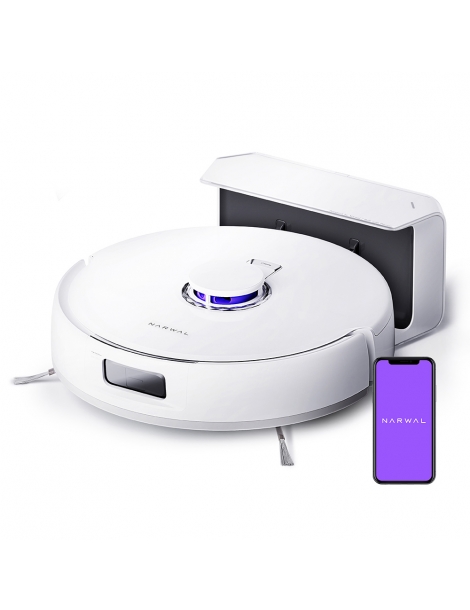 Narwal Freo X Plus Robot Aspirapolvere aspirazione 7800Pa spazzola antigroviglio 7 settimane di polvere immagazzinata Spedizione Gratuita