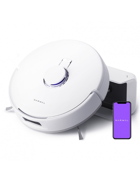 Narwal Freo X Plus Robot Aspirapolvere aspirazione 7800Pa spazzola antigroviglio 7 settimane di polvere immagazzinata Spedizione Gratuita