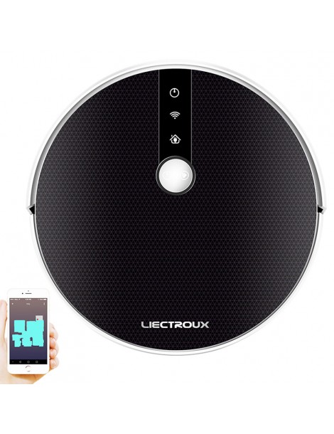 LIECTROUX C30B 6000Pa Aspirazione elettrica con serbatoio d'acqua e AI Map Navigation WiFi App Robot Aspirapolvere Versione UE Pezzi Unici