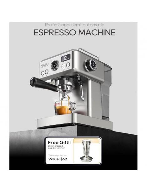 HiBREW H10A Macchina per caffè espresso semiautomatica pressione 19 bar montalatte temperatura regolabile brocca da 350 ml Negozi Online