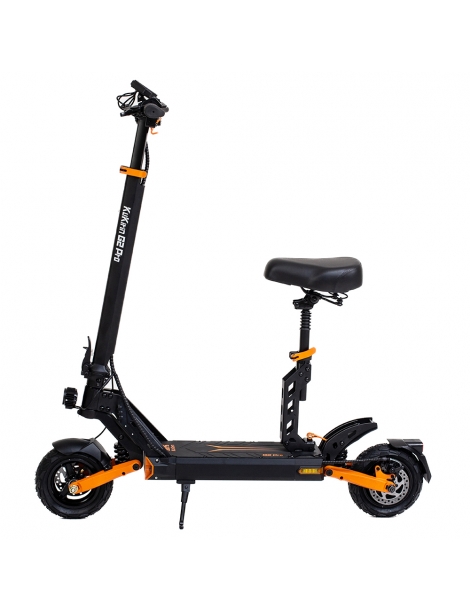 KuKirin G2 Pro Scooter elettrico pieghevole 600W Motore 15Ah 48V Batteria 9 pollici Pneumatici - Nero Arancione Economico