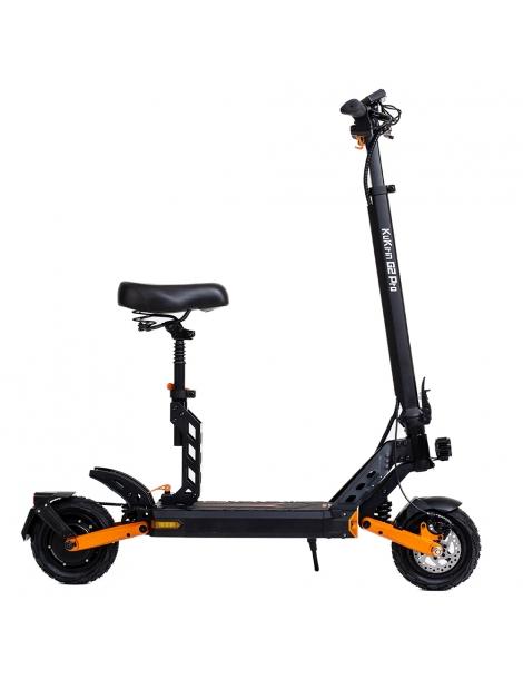 KuKirin G2 Pro Scooter elettrico pieghevole 600W Motore 15Ah 48V Batteria 9 pollici Pneumatici - Nero Arancione Economico