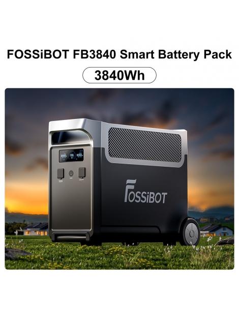 FOSSiBOT FB3840 Batteria di espansione pacco batteria LiFePO4 da 3840Wh per F3600 Pro 6500 cicli ricarica rapida Spedizione Gratuita
