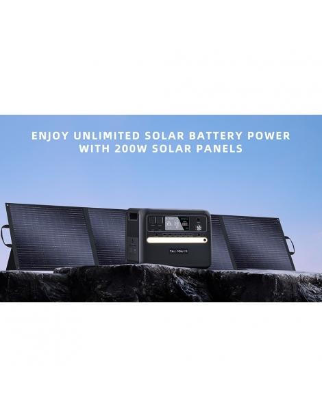 TALLPOWER TP200 200W Pannello solare portatile pieghevole caricatore solare portatile Pezzi Unici