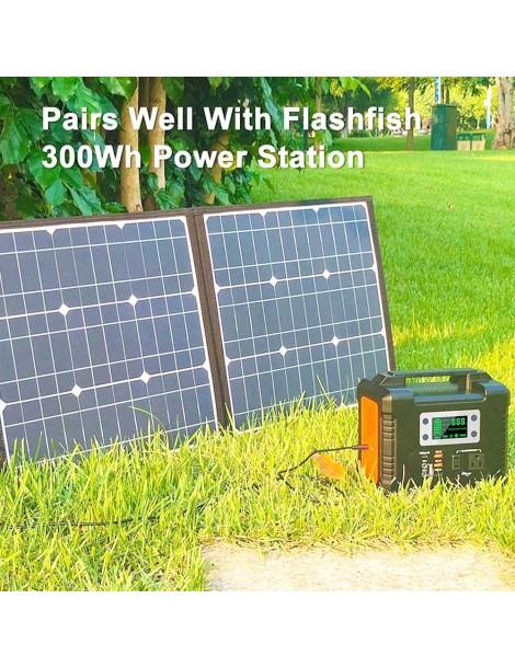 Flashfish SP 18V 100W Pannello Solare Portatile Doppio Caricatore Solare USB Pieghevole Acquista Ora