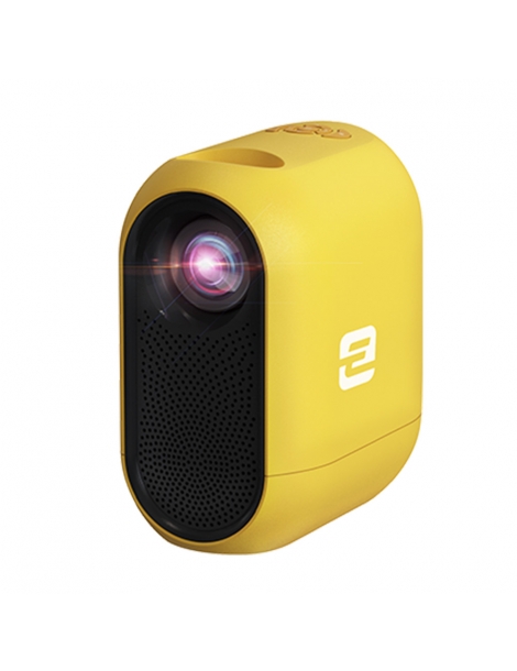ETOE D1 Evo Proiettore 150 ANSI Android 9.0 risoluzione 720P correzione trapezoidale zoom 50%～100% - Giallo Offerte