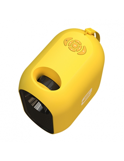 ETOE D1 Evo Proiettore 150 ANSI Android 9.0 risoluzione 720P correzione trapezoidale zoom 50%～100% - Giallo Offerte