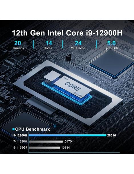 GEEKOM XT12 Pro Mini PC Intel Core i9-12900H 14 core fino a 5 0GHz 32GB RAM 1TB SSD Negozio