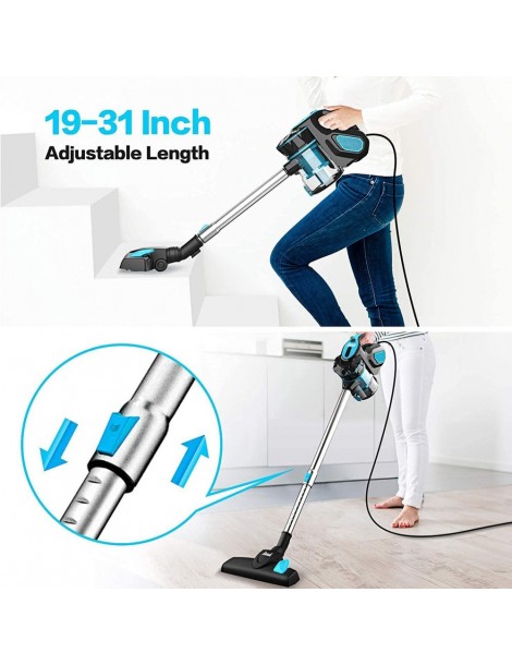 INSE I5 Aspirazione 18Kpa 600W Motore con filo Aspirapolvere portatile 1L Coppa polvere – Blu In Saldo
