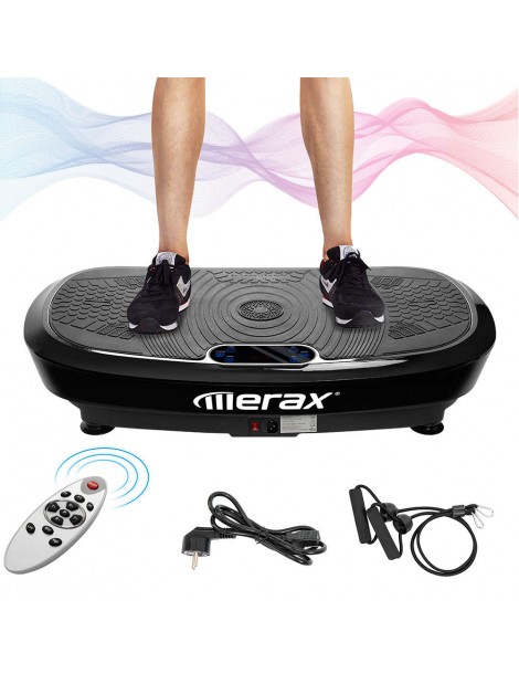 Merax Pedana Vibrante Con Oscillazione 3D E Speaker Bluetooth - Nero In Linea