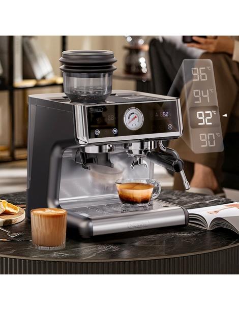 HiBREW H7A Macchina per caffè espresso 20 bar di pressione sistema a doppia caldaia macinino a 30 livelli Acquista Ora