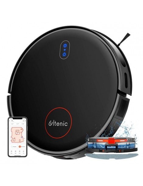 Ultenic D6S Gyro 3000Pa Aspirapolvere Robot 3-in-1 Spazza Aspirapolvere Mop 4 Modalità di Pulizia Batteria 2600mAh - EU Affare Del Giorno